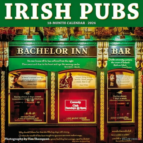 Irish Pubs 2024 12 X 12 Wall Calendar (Other)
