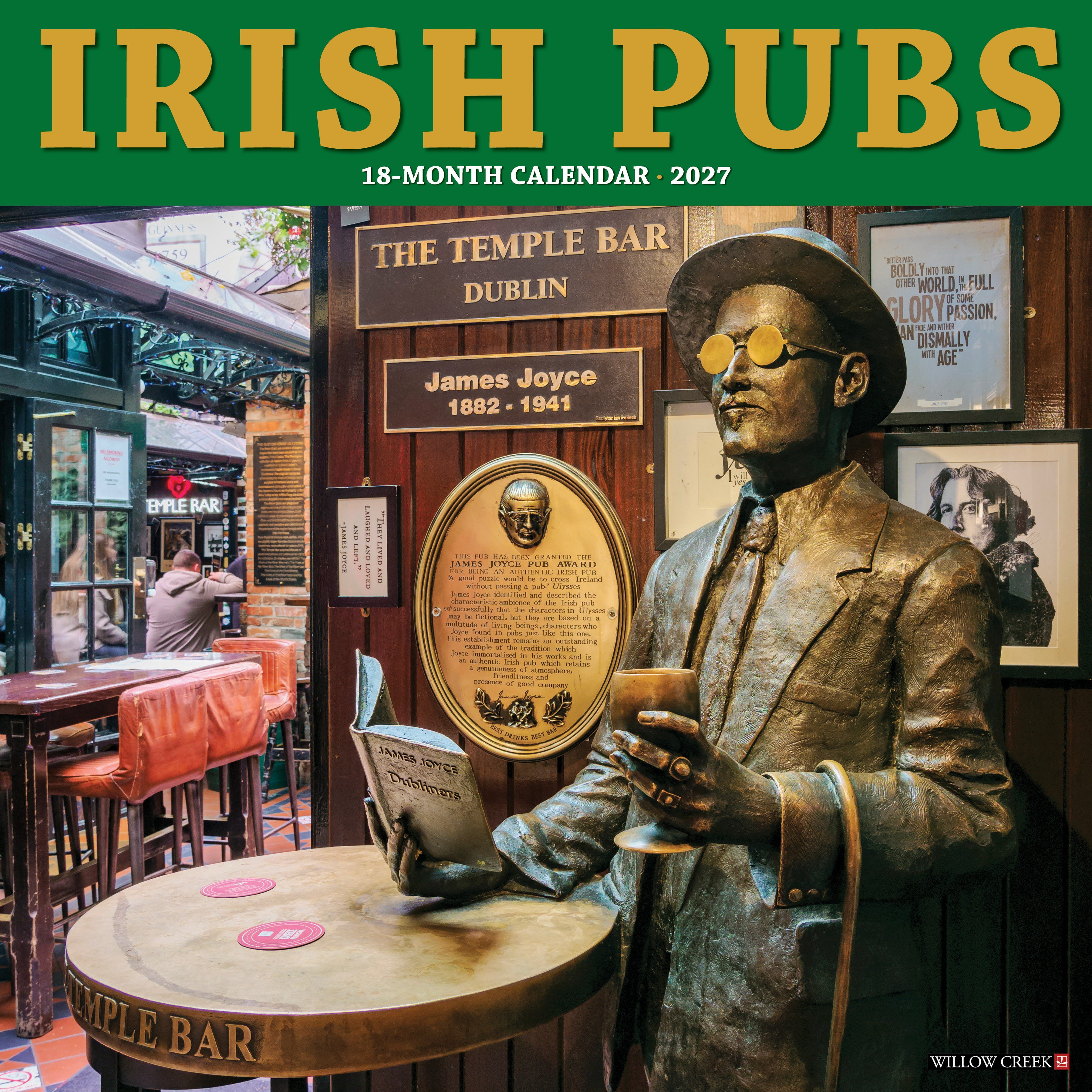 Willow Creek Press, Irish Pubs 2027 Wall Calendar
