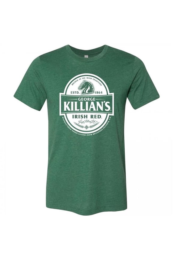 Irish Red Label St Patricks T-Shirt for Unisex, Green - Medium