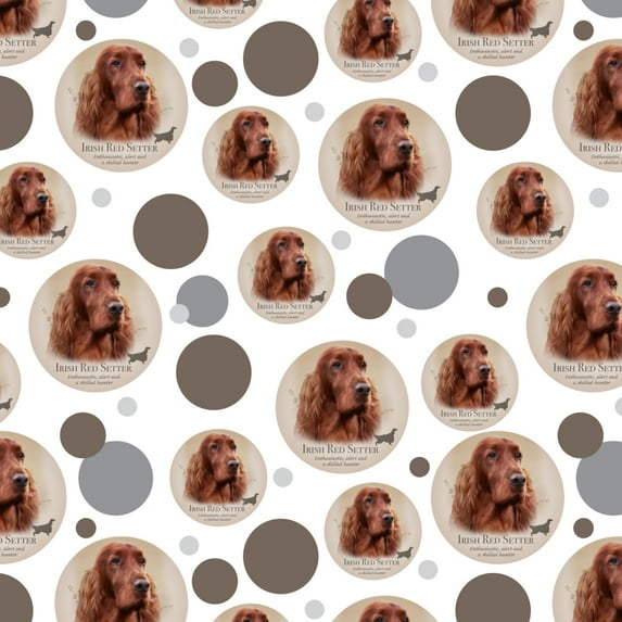Irish Red Setter Dog Breed Premium Gift Wrap Wrapping Paper Roll