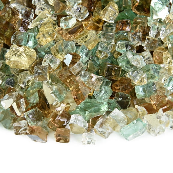 Irish Roast Blended Fire Pit Glass | 1/4", Reflective, 10 lbs