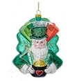 thumbnail image 1 of Irish Santa Claus Glass Christmas Tree Ornament Ireland, 1 of 2
