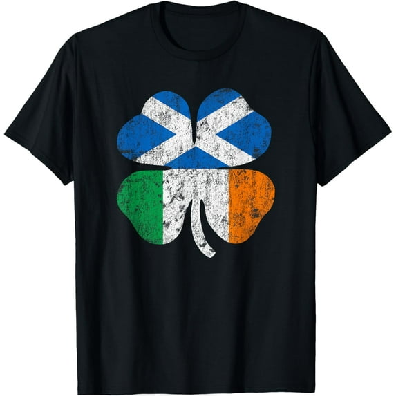 Irish Scottish Flag Ireland Scotland St Patricks Day T-Shirt T-Shirt