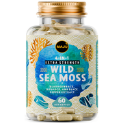 Wild Sea Moss, Raw Dried &mdash; MAJU Chondrus Crispus Whole Leaf