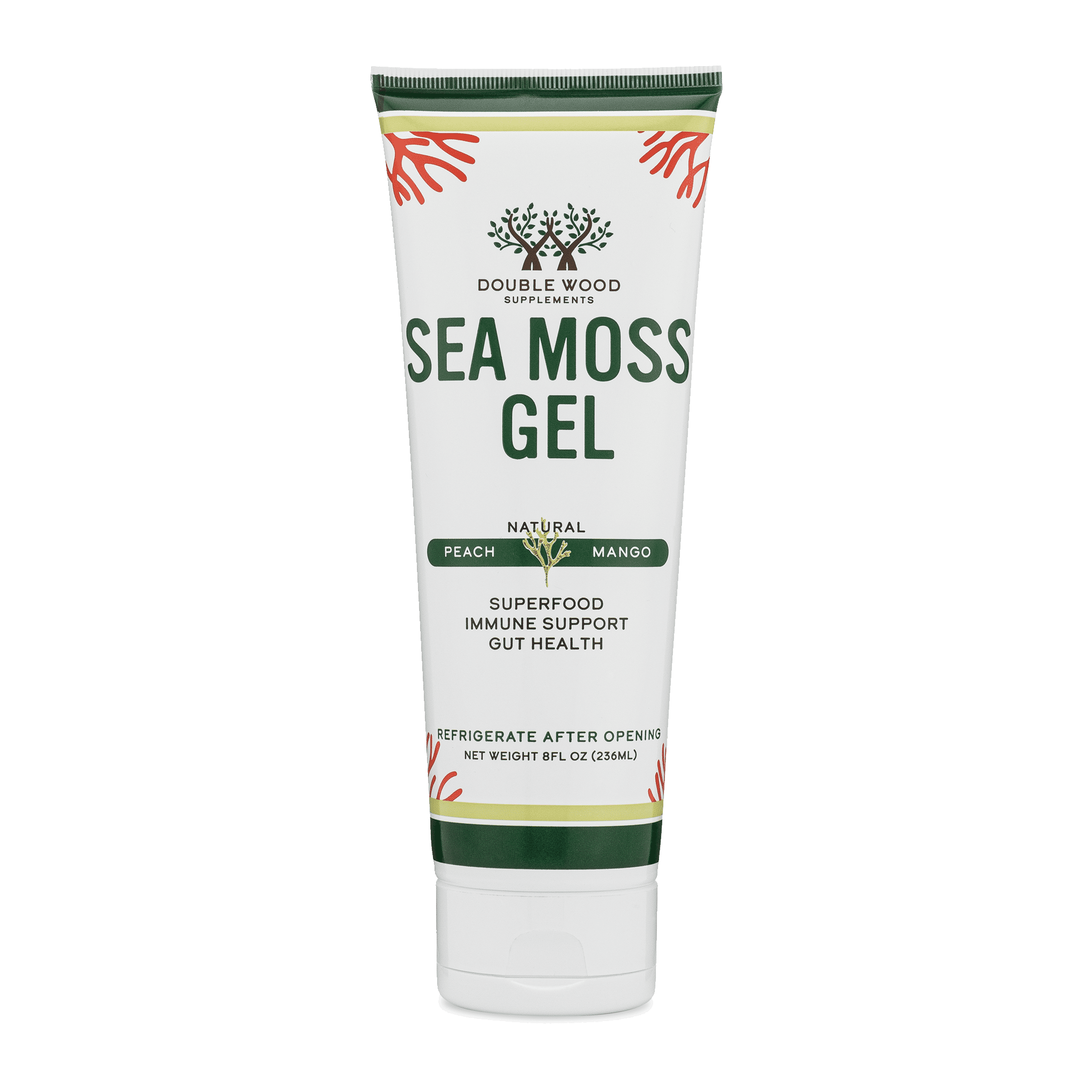 Irish Sea Moss Gel 31 servings, 8 fl oz of organic sea moss gel