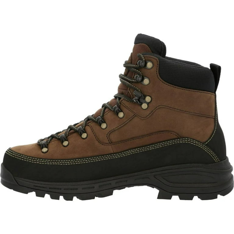 Irish Setter Edgerton Men's 8" Waterproof Work Boots – Non-Metallic Safety Toe, Brown, ASTM Rated