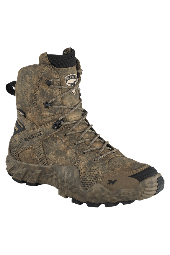 A2815d 105 VaprTrek Camo Leather Waterproof Hunting Boots for Men - 10.5M