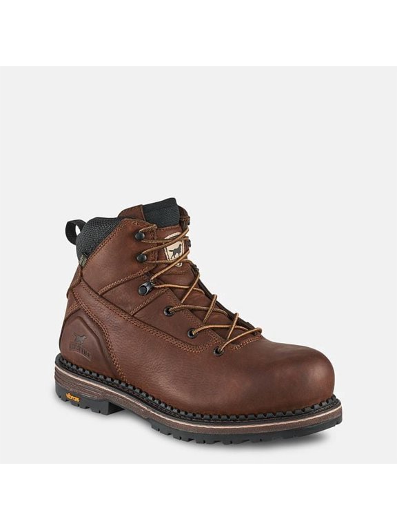 Boot Waterproof Soft Toe Edgerton 6-Inch, Brown/Black