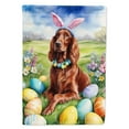 thumbnail image 1 of Irish Setter Easter Egg Hunt Garden Flag 11.25 in x 15.5 in, 1 of 5