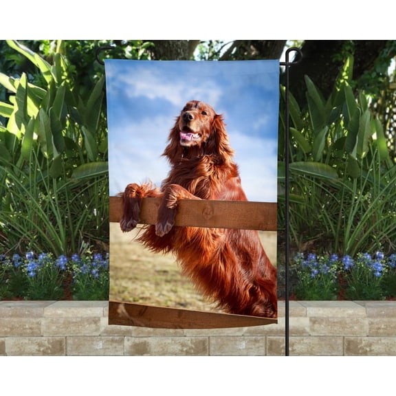 Irish Setter Garden Flag