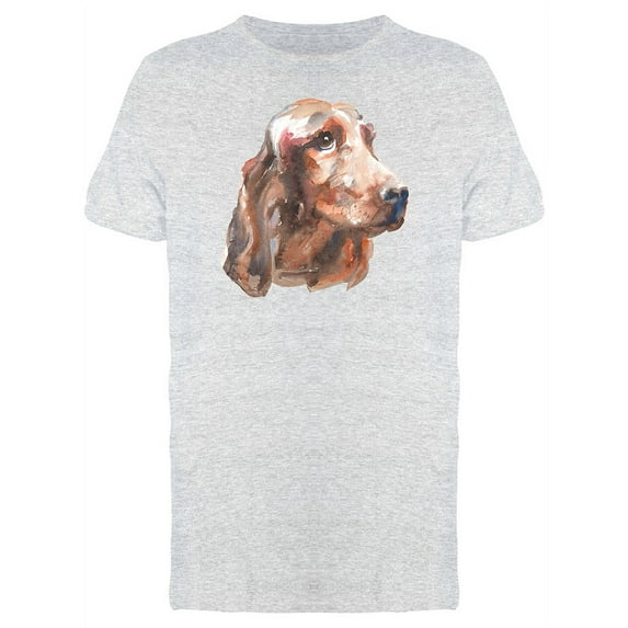 Irish Setter Head Painting T-Shirt Men -Image by Shutterstock, Male XX-Large