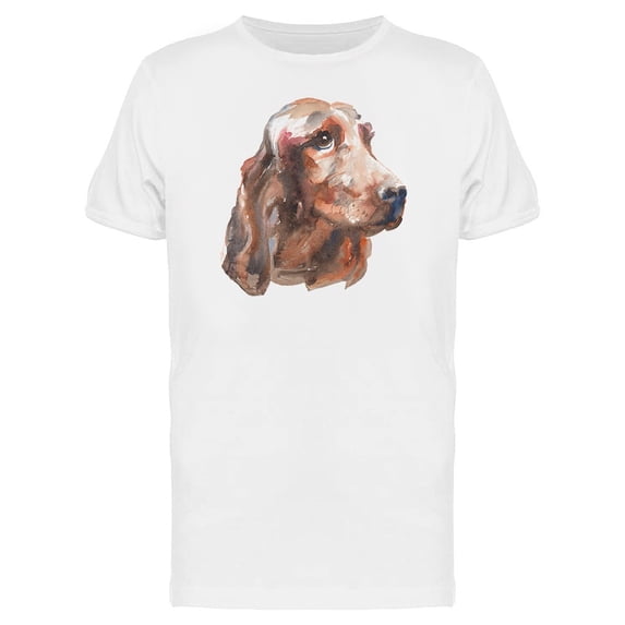 Irish Setter Head Painting Tee Men's -Image by Shutterstock