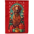 thumbnail image 1 of Irish Setter Holiday Christmas House Flag, 1 of 7