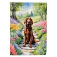 thumbnail image 1 of Irish Setter Spring Path House Flag, 1 of 7