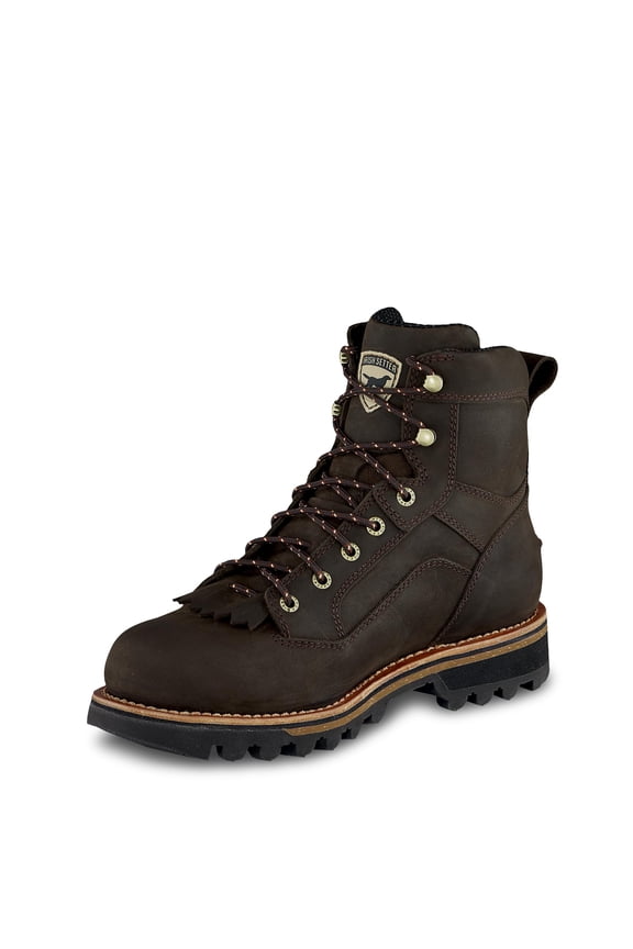 Trailblazer 7'' Waterproof Work Boots for Men - Dark Brown - 8.5W