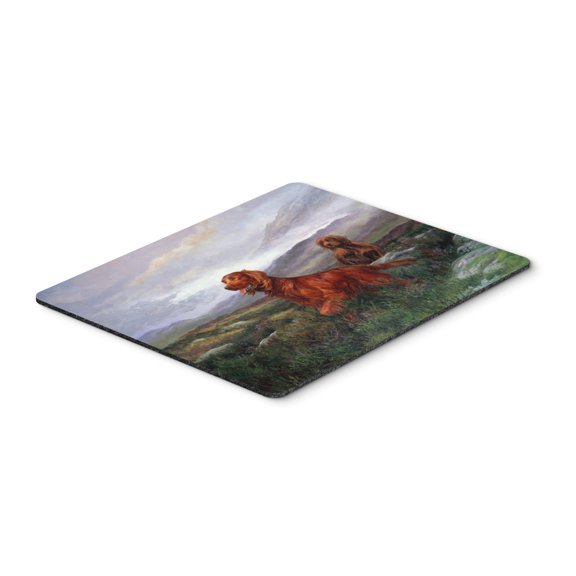 Irish Setters by Elizabeth Halstead Mouse Pad Hot Pad or Trivet
