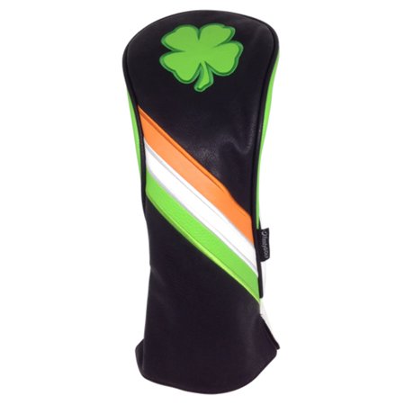Irish Shamrock Embroidered Headcover by ReadyGOLF - Driver