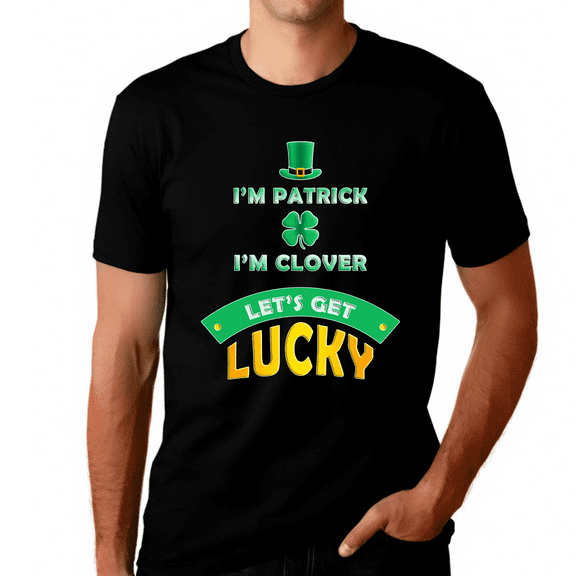 Irish Shirt Graphic Tees St Patricks Day Shirt Saint Patricks Kiss Me Irish Shirts Feeling Lucky