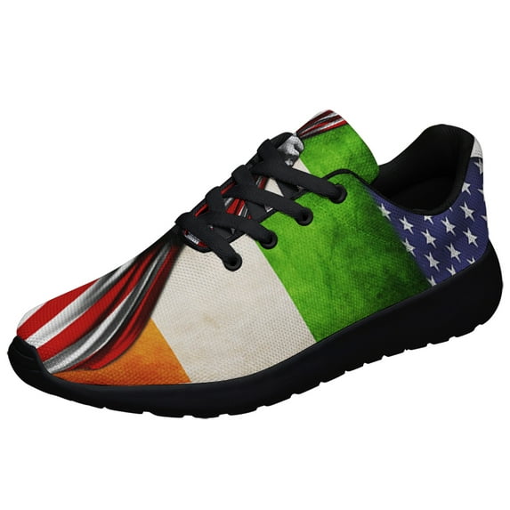Irish Shoes Sneakers for Women Men Black Size 7