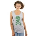 thumbnail image 1 of Irish Skull Crossbones St Pattys Day Tank Top T Shirts Men Women Brisco Brands L, 1 of 5