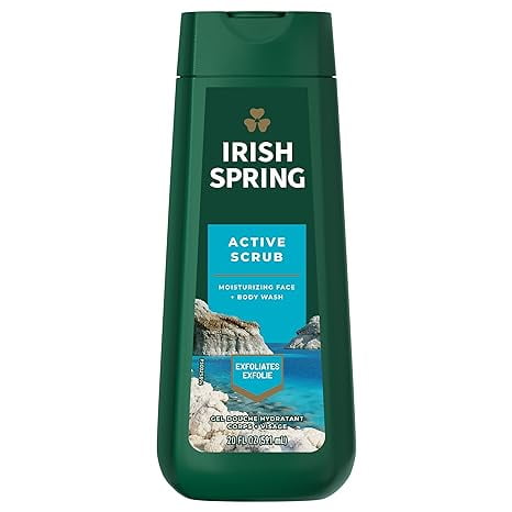 Irish Spring Body Wash - Active Scrub - 20 Floz