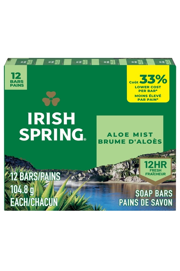 Bar Soap for Men, 12 HR Fresh Deodorant Soap, Original Scent, 3.7 oz Soap Bar (12 Pack)