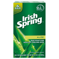 thumbnail image 1 of Irish Spring Aloe Vera Bar Soap, 3.7 Ounce, 6 Bar Pack, 1 of 9
