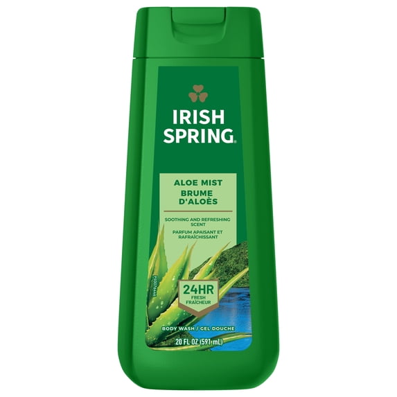 Irish Spring Body Wash, Aloe Mist, 20 oz - 6 Pack