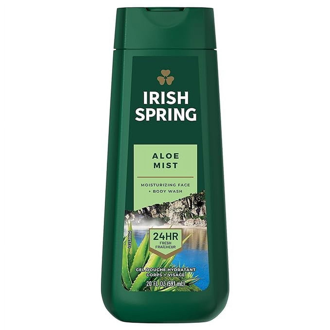 Irish Spring Body Wash, Aloe Mist, 20 Oz..