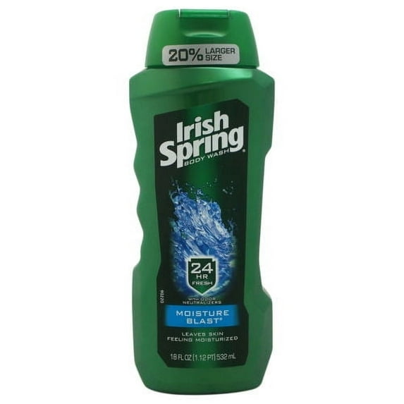 Irish Spring Body Wash, Moisture Blast, 18 oz.