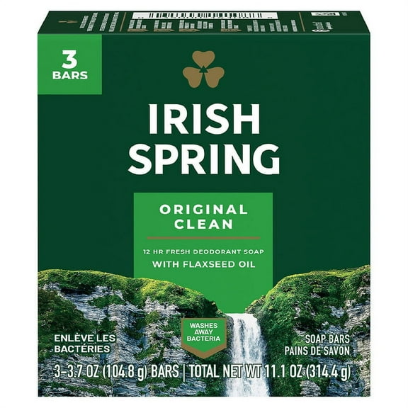 Irish Spring Deodorant Bar Soap Original