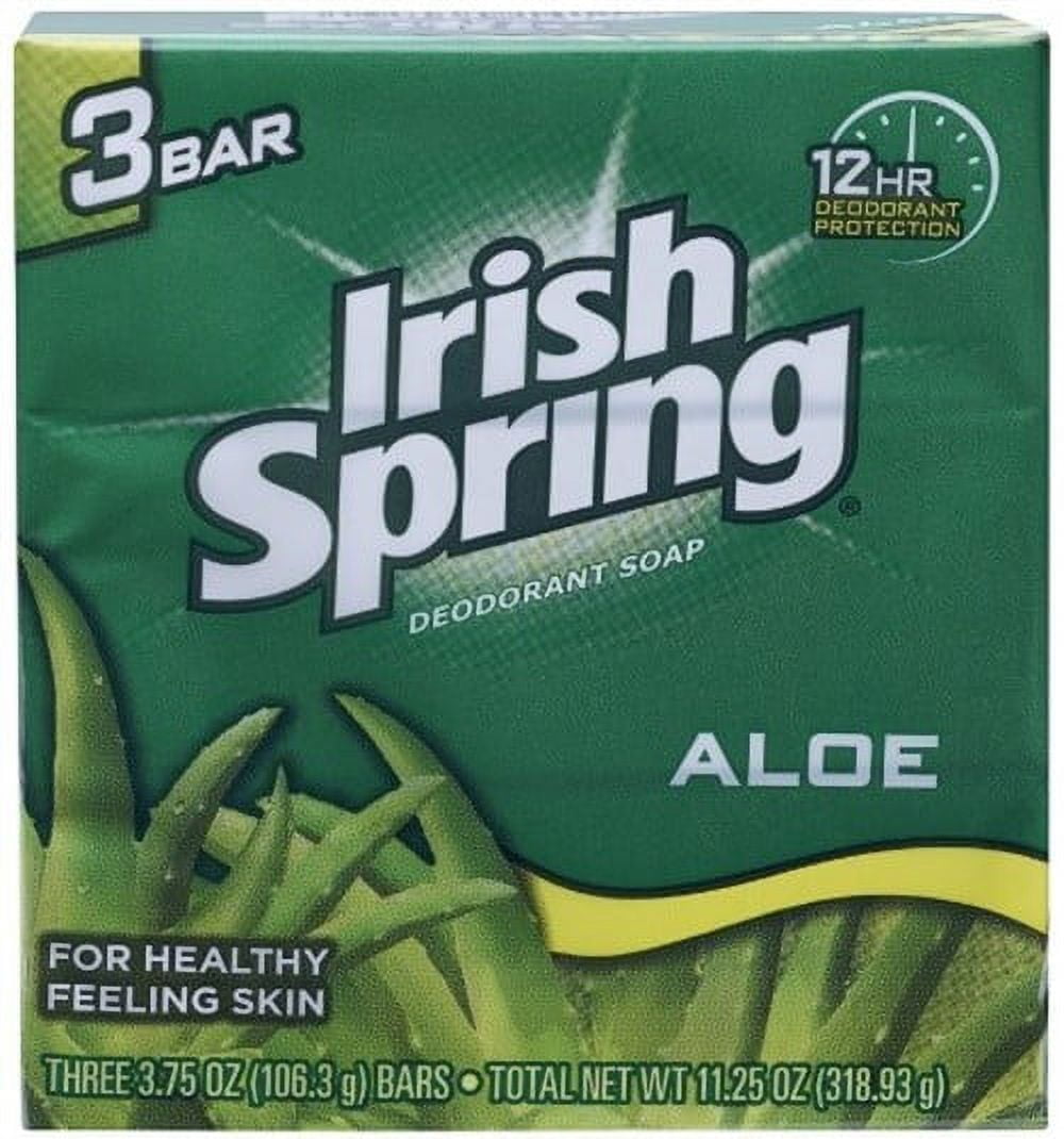 Irish Spring Bar Aloe Mist Bath Bar, 3.75 Oz. Pack of 3