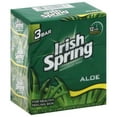 thumbnail image 1 of Irish Spring Deodorant Soap Bars w/Aloe, 3.75 oz bars, 3 ea (Pack of 6), 1 of 1