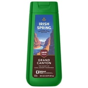 Irish Spring Grand Canyon Moisturizing Limited Edition Body Wash for Men, 24-Hour Fresh, Refreshing Herbal Scent, 20 fl oz