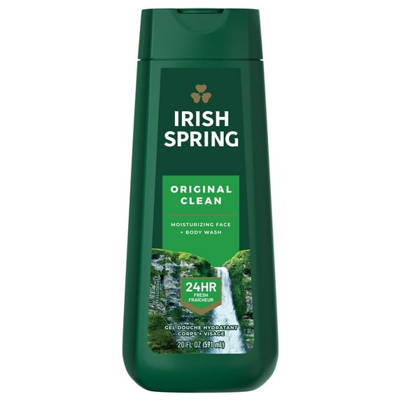 Irish Spring Original Clean Body Wash for Men (Pack of 6)