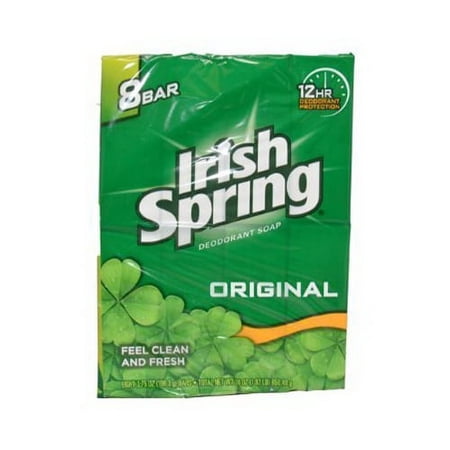 Irish Spring Original Deodorant Soap Clean And Fresh - 3.75 Oz 6 Pack
