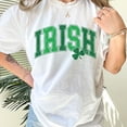 thumbnail image 1 of Irish St. Patrick's Day Comfort Colors Shirt, Retro Luck of the Irish St. Patty's Day T-shirt, Funny St. Patrick's Day Graphic Shirt Design (Colors:White; Sizes:2XL;), 1 of 2