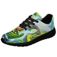 thumbnail image 1 of Irish St Patrick's Day Leprechaun Spring Shamrock Shoes Sneakers Black Size 10.5, 1 of 7
