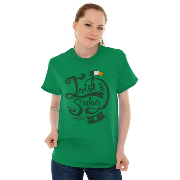 Irish Swag Ireland St Patrick's Day Men's Graphic T Shirt Tees Brisco Brands S