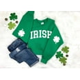 thumbnail image 1 of Irish Sweatshirt, St Patricks Day Sweatshirt, Irish Crewneck, St Patricks Day Shirt, Saint Patricks Day, Elbow Patch, Womens St Paddys Day, 1 of 2