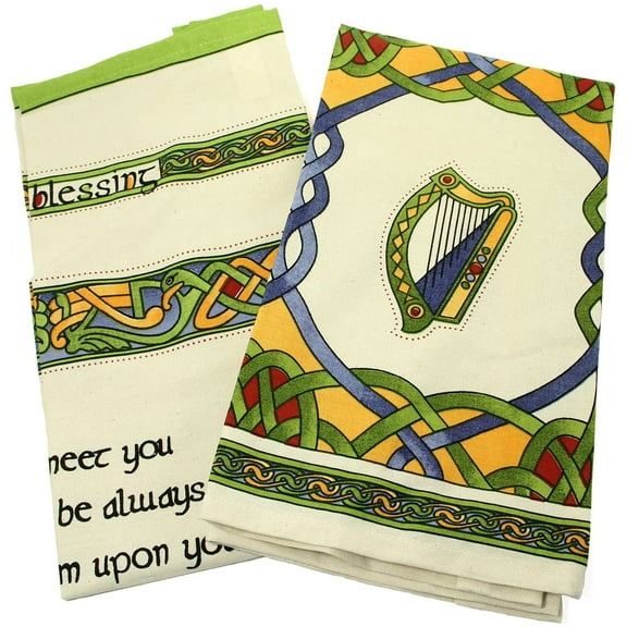 Irish Tea Towels Set of 2- Irish Weave