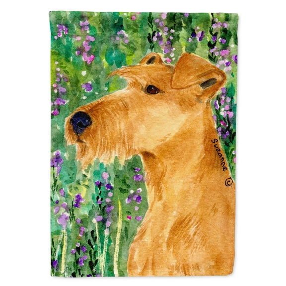 Irish Terrier Flag Canvas House Size
