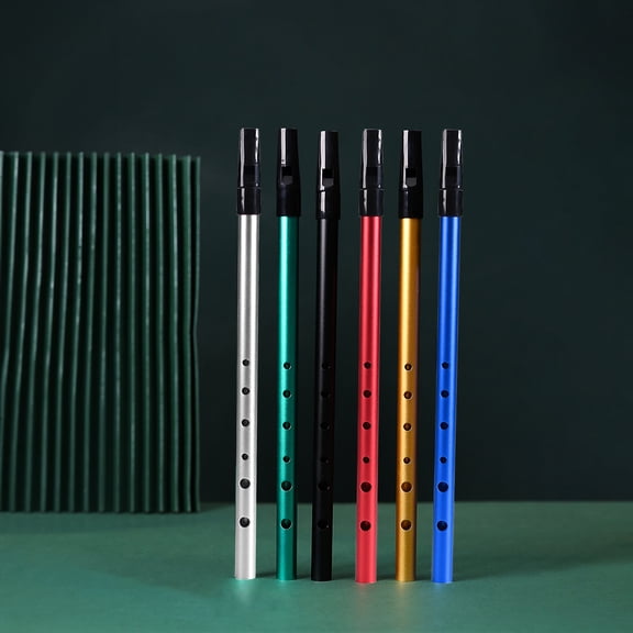 Irish Tin Whistle Holes Irish Whistle C Key 6-hole Key of C 6 Holes Flute Penny Whistle Tin Whistle Wind Musical Instruments for Student Beginners Intermediates Experts