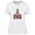 thumbnail image 1 of Irish Tower Clip Art T-Shirt Women -Image by Shutterstock, Female Small, 1 of 2
