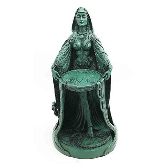 Irish Triple Goddess Danu Figurine Don Divine Feminine Source Wisdom Wealth Strength Statue