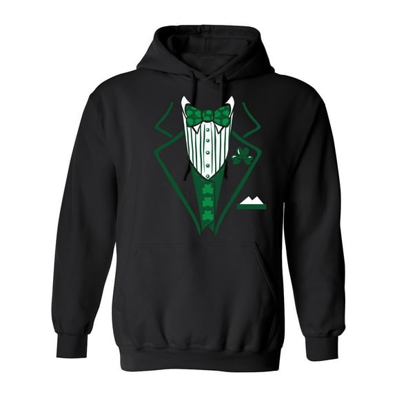 Irish Tuxedo Sarcastic Humor Novelty Funny Men's Hoodies