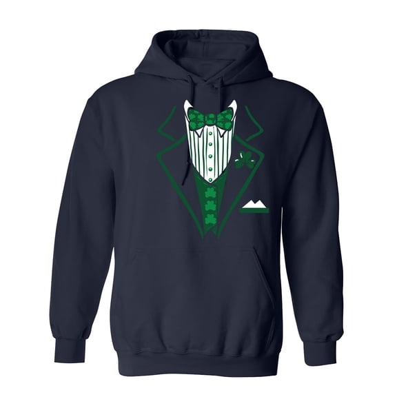 Irish Tuxedo Sarcastic Humor Novelty Funny Men's Hoodies
