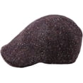 thumbnail image 1 of Irish Tweed Maroon Fleck Scally Cap, 100% Tweed, Slim Fit, 6 Panels, X-Large, 1 of 1