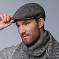 thumbnail image 1 of Irish Tweed Trinity Flat Cap, Light Gray, Medium, 1 of 6