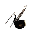 Irish Uilleann Pipes Full Set in D Professional Set of Pipes, Nickle